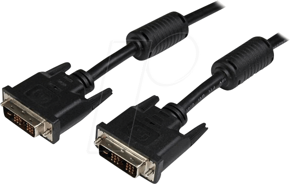 0065030857413 - StarTechcom 3m DVI-D Single Link Kabel - St St - DVI Monitorkabel - 1920x1200 - DVI Verbindungskabel Anschlusskabel - Schwarz - DVI-Kabel - 3 m