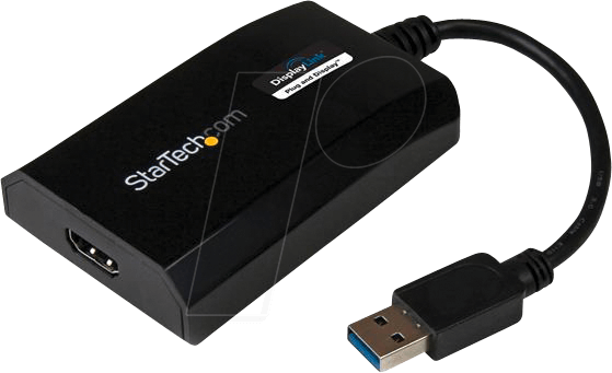 0065030857505 - StarTechcom USB 30 auf HDMI Adapter   Konverter - Externe Monitor Grafikkarte für Mac und PC - DisplayLink Zertifiziert - HD 1080p - Adapterkabel - HDMI   USB - 16 cm