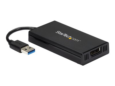 0065030858380 - StarTechcom USB 30 auf Displayport Adapter - Externe Monitor Grafikkarte DisplayLink zertifiziert - Ultra HD 4k - USB DisplayPort-Adapter - USB Typ A zu DisplayPort - TAA-konform - 9 m