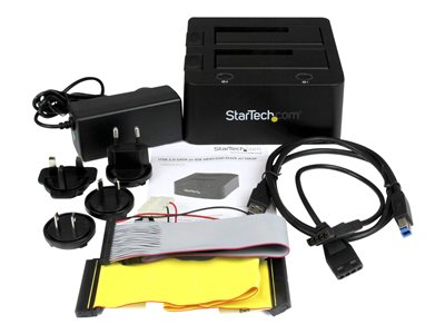 0065030859813 - StarTechcom Universal Dock for 25 35 SATA & IDE HDD - USB30 with UASP - Speicher-Controller - 64 cm 89 cm (25 890cm (35)) - SATA 6Gb s - 6GBps - USB30 - Schwarz (UNIDOCKU33)