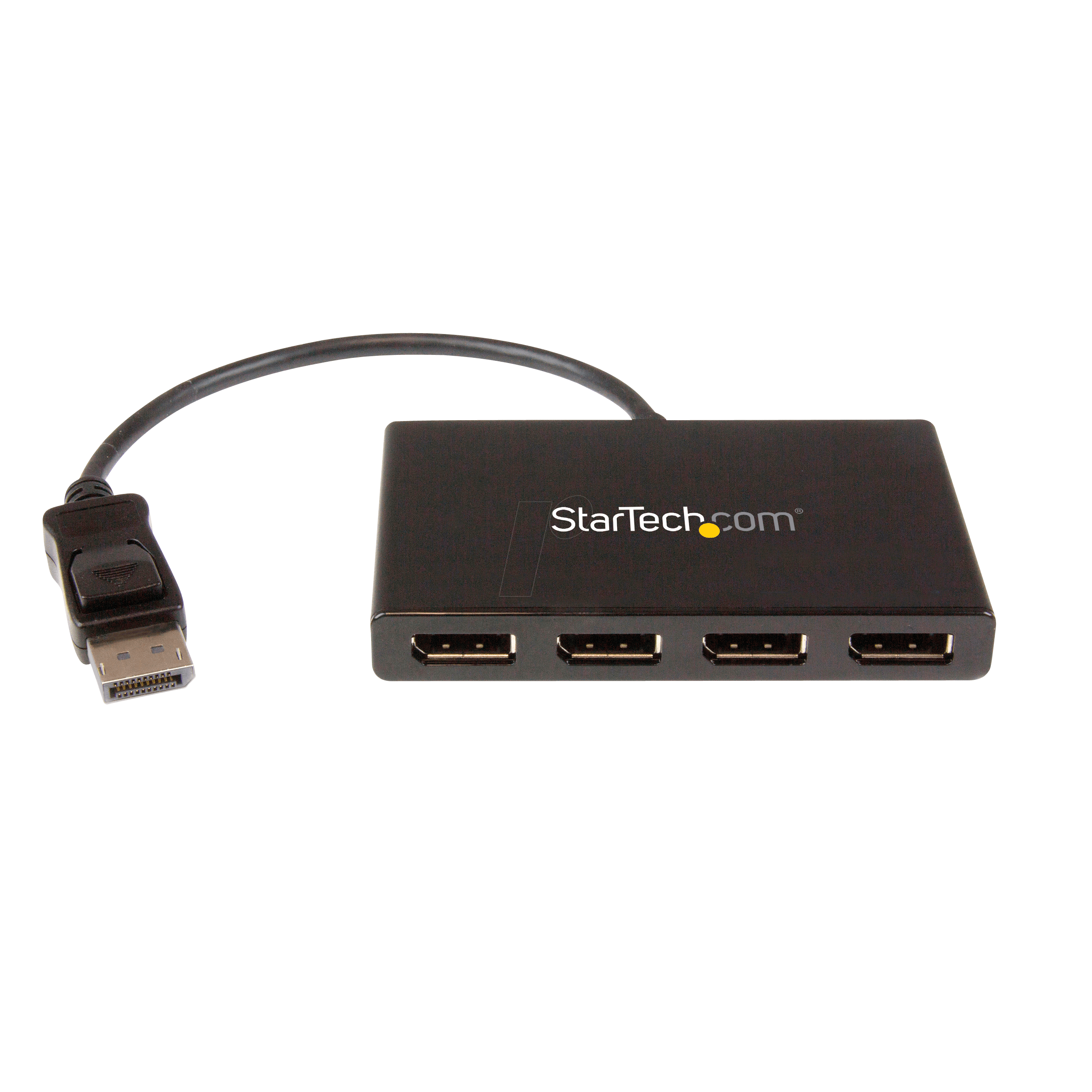 0065030860581 - StarTechcom 4-Port Multi Monitor Adapter - DisplayPort 12 MST-Hub - 4x 1080p - DisplayPort Video-Splitter für erweiterte Desktop-Modi auf Windows-PCs - DP zu Quad DP-Monitoren (MSTDP124DP) - Video-Verteiler - 4 Anschlüsse