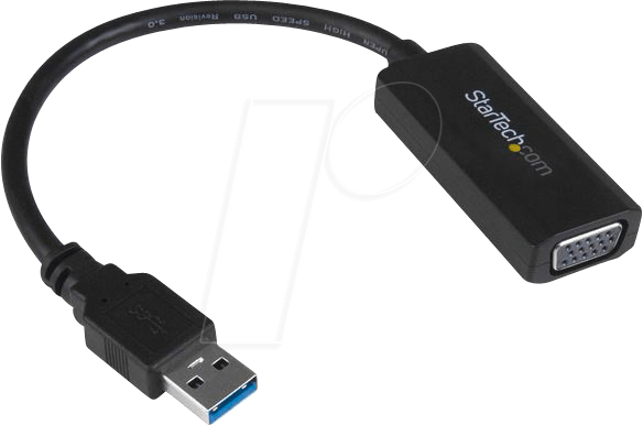 0065030860833 - StarTechcom USB 30 auf VGA Adapter   Konverter mti on-board driver - 1920x1200 - USB VGA-Adapter - USB Typ A zu HD-15 (VGA) - 195 m