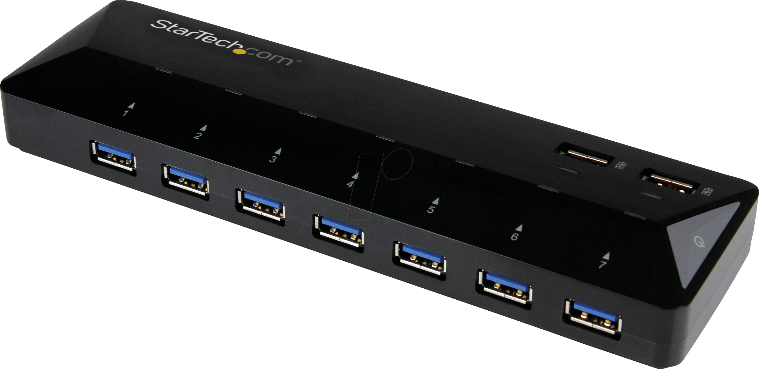 0065030861717 - 7-Port USB 30 Hub plus Dedicated Charging Ports USB-Hubs - USB 30 - 7 - Schwarz