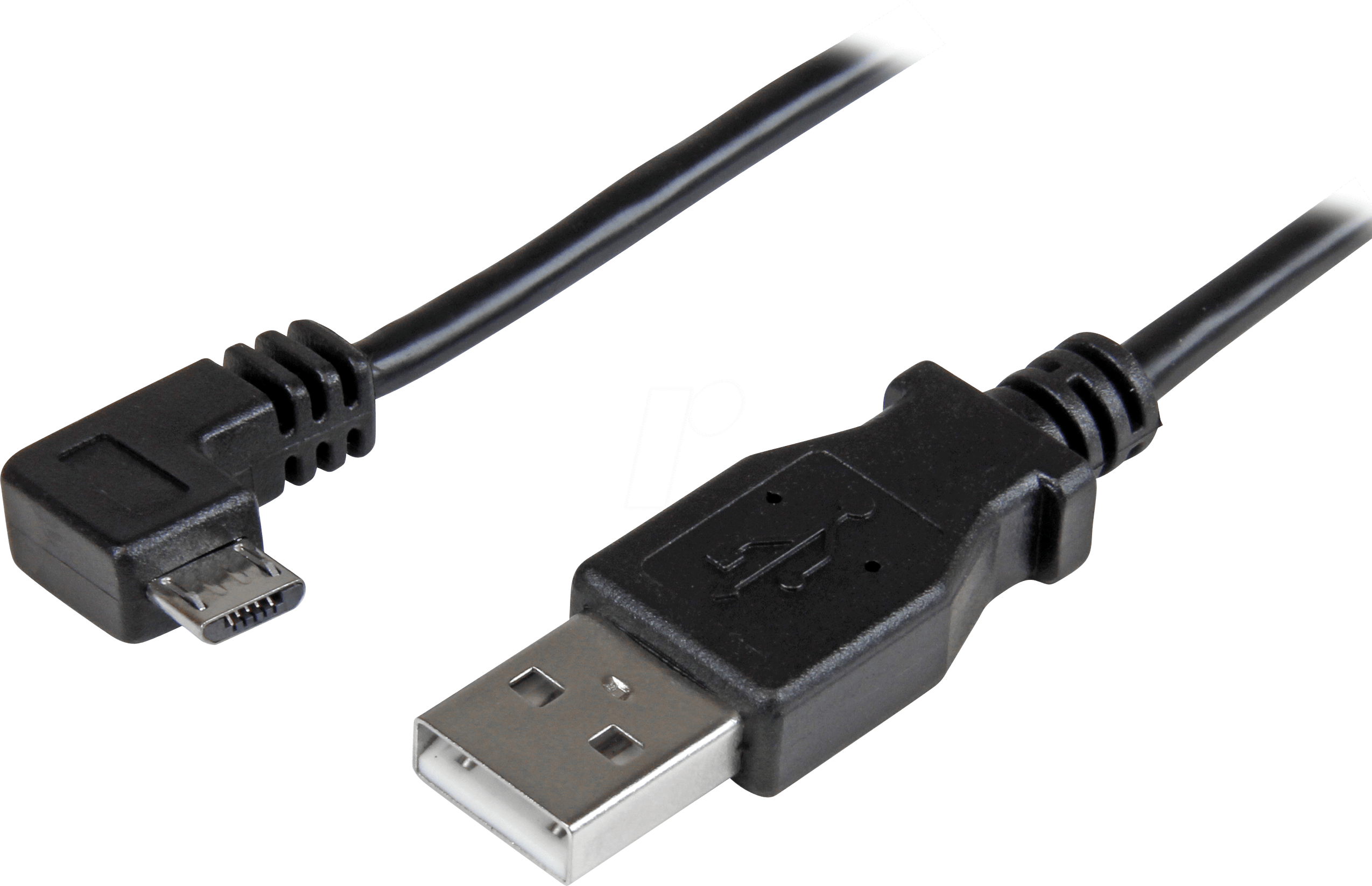 0065030863155 - StarTechcom Micro USB Lade Sync-Kabel - St St - Micro USB rechts gewinkelt - 2m - USB auf Micro USB Ladekabel - USB-Kabel - Micro-USB Typ B zu USB - 2 m