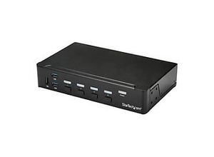 0065030863735 - StarTechcom 4 Port HDMI KVM Switch - HDMI KVM Umschalter mit USB 30 Hub - 1080p - KVM- USB-Switch - 4 Anschlüsse - an Rack montierbar