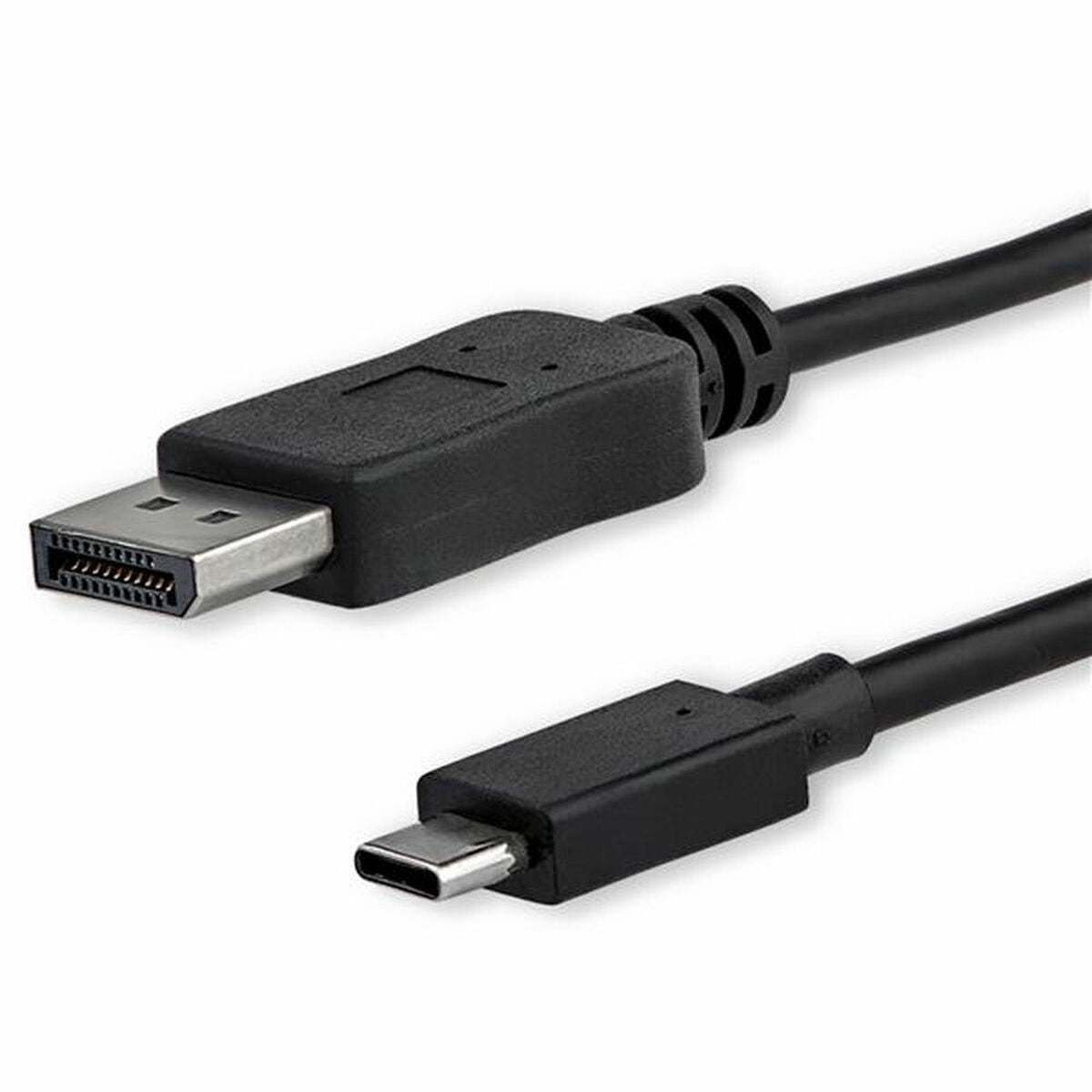 0065030864237 - StarTechcom 3ft 1m USB C to DisplayPort 12 Cable 4K 60Hz USB-C to DisplayPort Adapter Cable HBR2 USB Type-C DP Alt Mode to DP Monitor Video Cable Compatible with Thunderbolt 3 Black - USB-C Male to DP Male (CDP2DPMM1MB) - DisplayPort-Kabel -