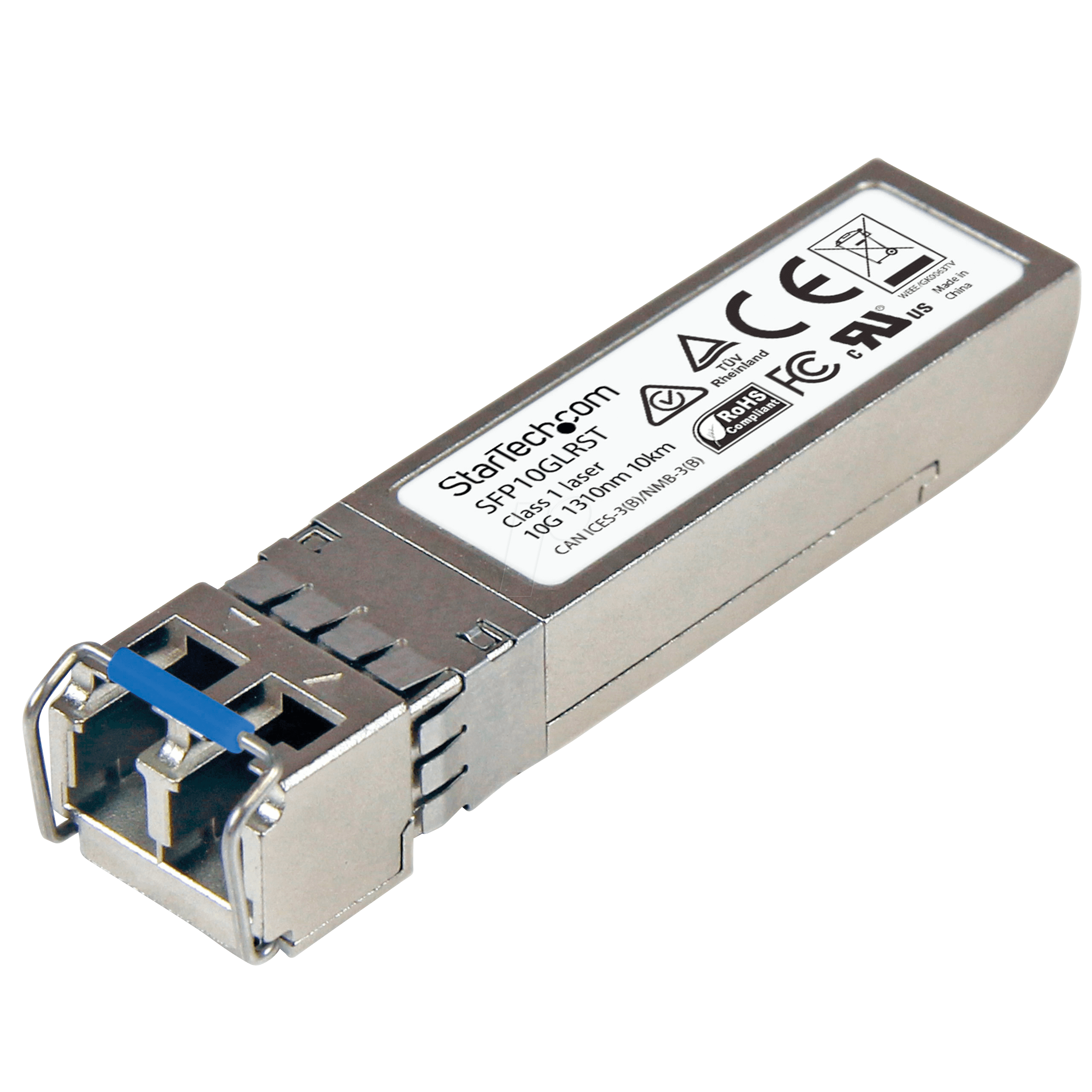 0065030864275 - StarTechcom 10 Gigabit LWL SFP+ Transceiver Module - Cisco SFP-10G-LR kompatibel - SM LC 10 km - Mini GBIC mit DDM - 10GBase-LR SFP+ - SFP+-Transceiver-Modul (gleichwertig mit Cisco SFP-10G-LR)