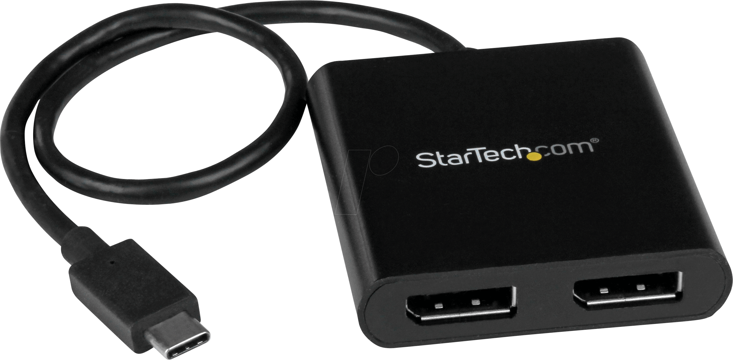 0065030864497 - StarTechcom USB-C auf DisplayPort Multi-Monitor Adapter - 2-Port MST Hub - USB C zu 2x DP Splitter - USB Typ C zu DP MST Hub - DisplayPort-Adapter - USB-C zu DisplayPort - 386 m