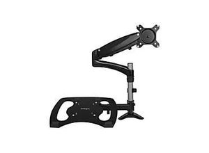 0065030864589 - StarTechcom Laptop Monitor Stand - Computer Monitor Stand - Full Motion Articulating - VESA Mount Monitor Desk Mount - Befestigungskit - einstellbarer Arm - für LCD-Display Notebook - Schwarz