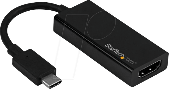 0065030865135 - StarTechcom USB-C to HDMI Adapter USB Type-C to HDMI Converter 4K 60Hz Limited stock see similar item CDP2HD4K60W - externer Videoadapter - Schwarz