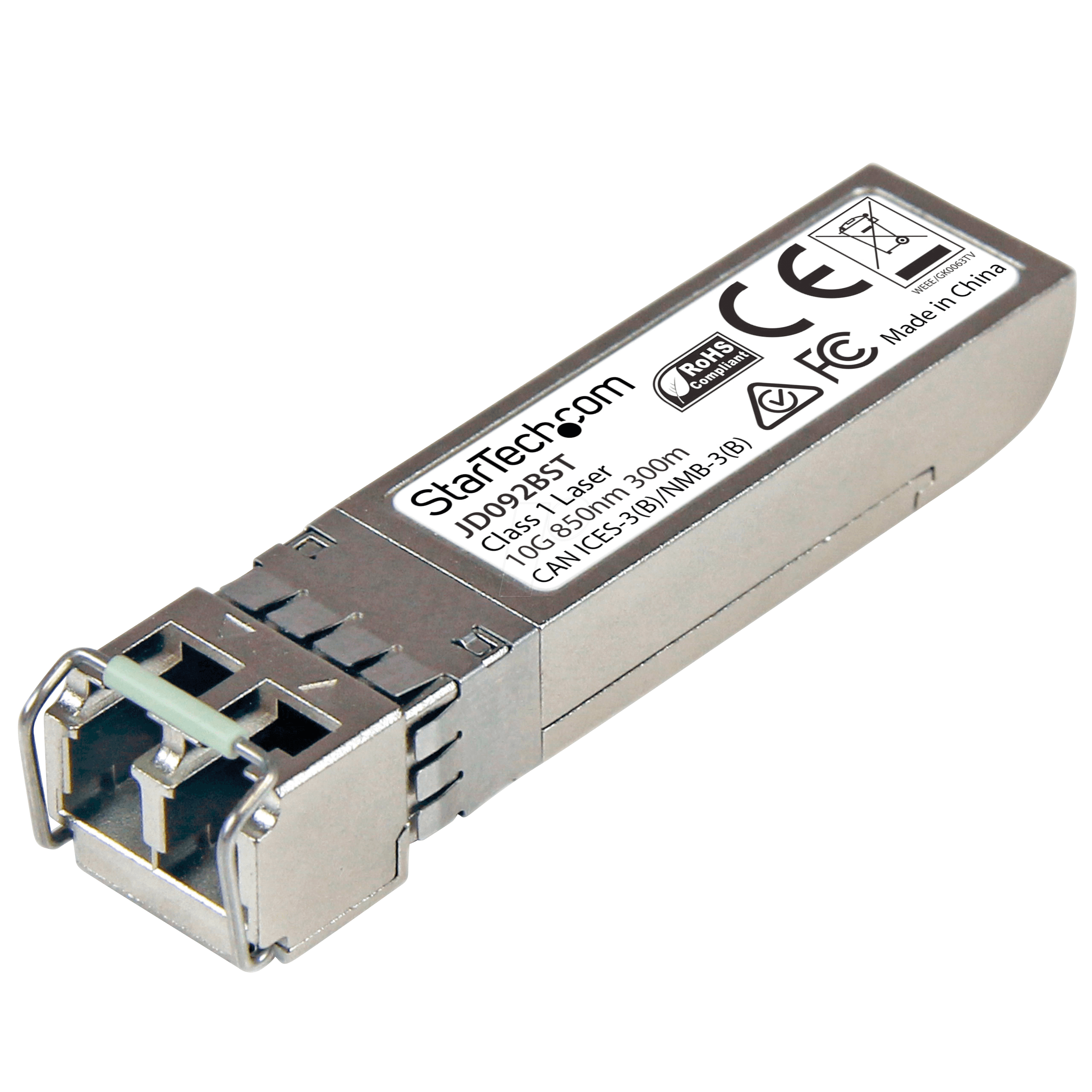 0065030865241 - 10 Gigabit Fiber SFP+ Transceiver Module - HP JD092B Compatible - MM LC with DDM - SFP+ transceiver modul - 10Mb LAN 100Mb LAN GigE 10 GigE