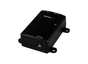 0065030865500 - StarTechcom 1 Port Gigabit Power over Ethernet Injektor 48V   30W - 8023at   8023af - Wandmontierbar - High Power PoE Injector - Power Injector - 30 Watt