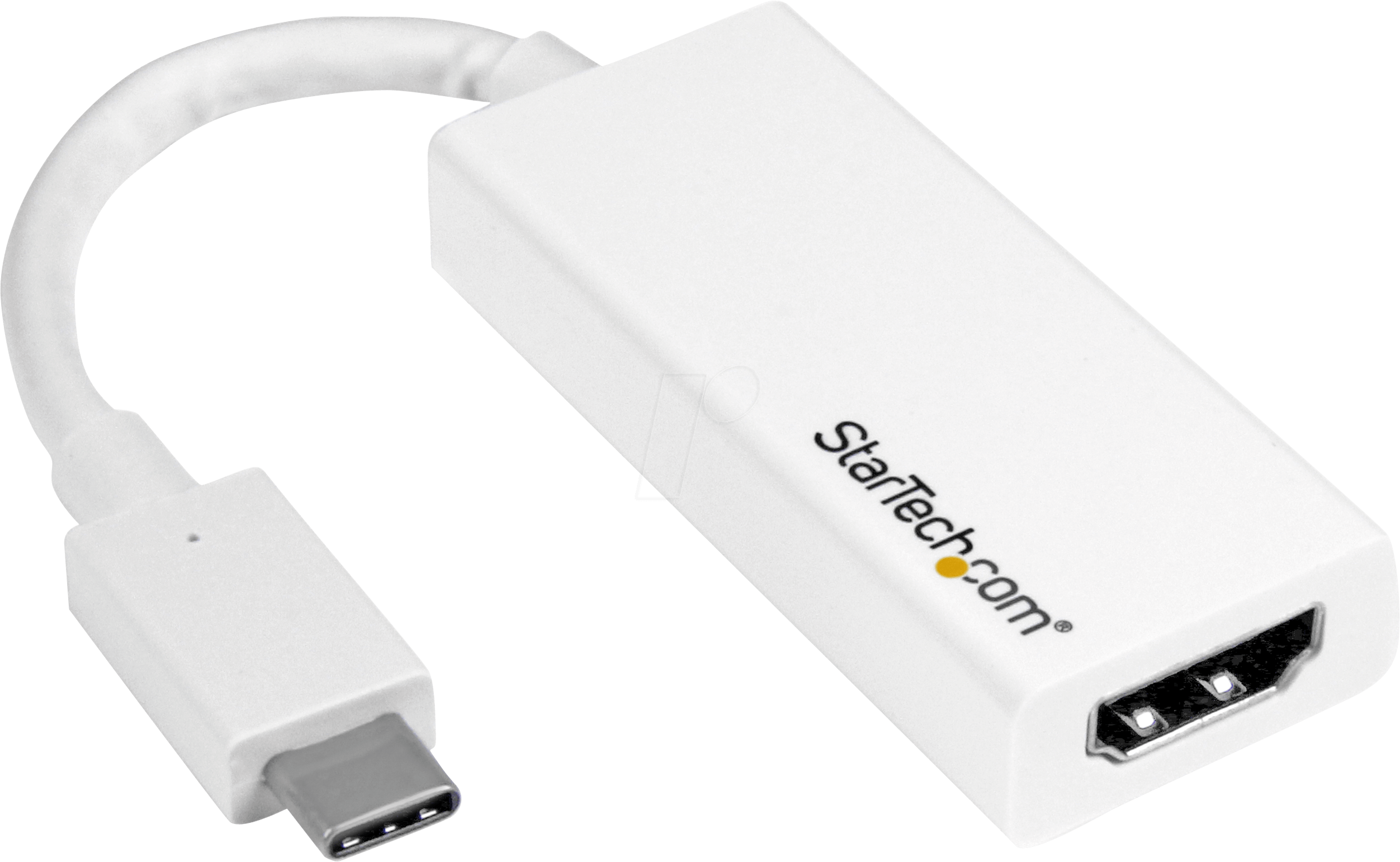 0065030866248 - StarTechcom USB-C auf HDMI Adapter - Thunderbolt 3 kompatibel - Weiß - 4K 60Hz - Videoadapter - HDMI   USB - 15 cm