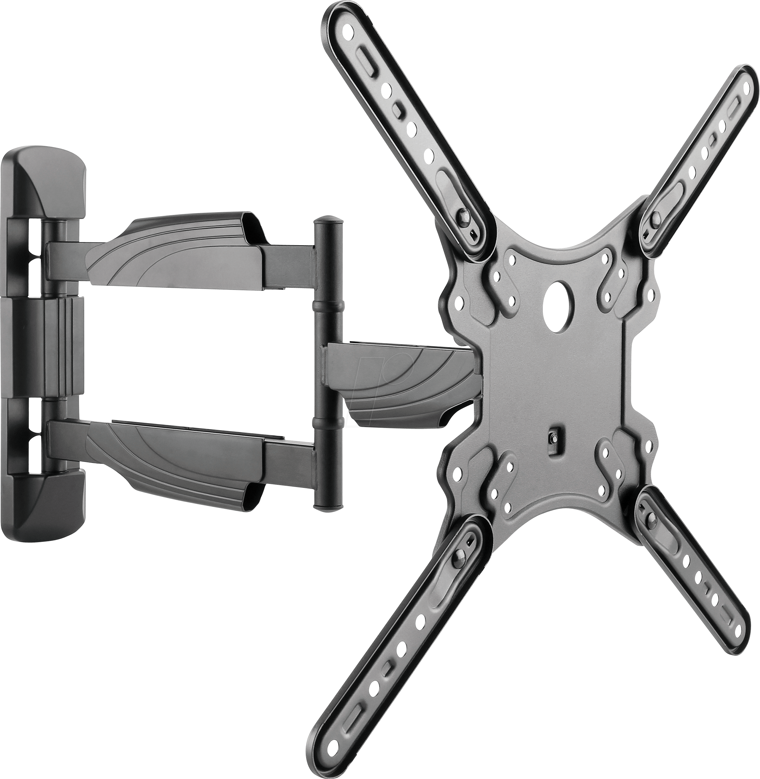 0065030870375 - StarTechcom TV Wandhalterung vollbeweglich - für VESA-Displays mit 32-55 Zoll - full motion - drehbar - stabile verstellbare TV-Wandhalterung für Flachbildschirme mit Schwenkarm (FPWARTB1M) - Befestigungskit - für TV - Schwarz