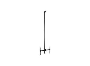 0065030870412 - StarTechcom TV Deckenhalterung - 25m bis 3m Stange - Vollbewegliche Fernsehhalterung - TV VESA Halterung 32 bis 75 Zoll (81cm - 178cm) - Klammer - für Flachbildschirm - Schwarz