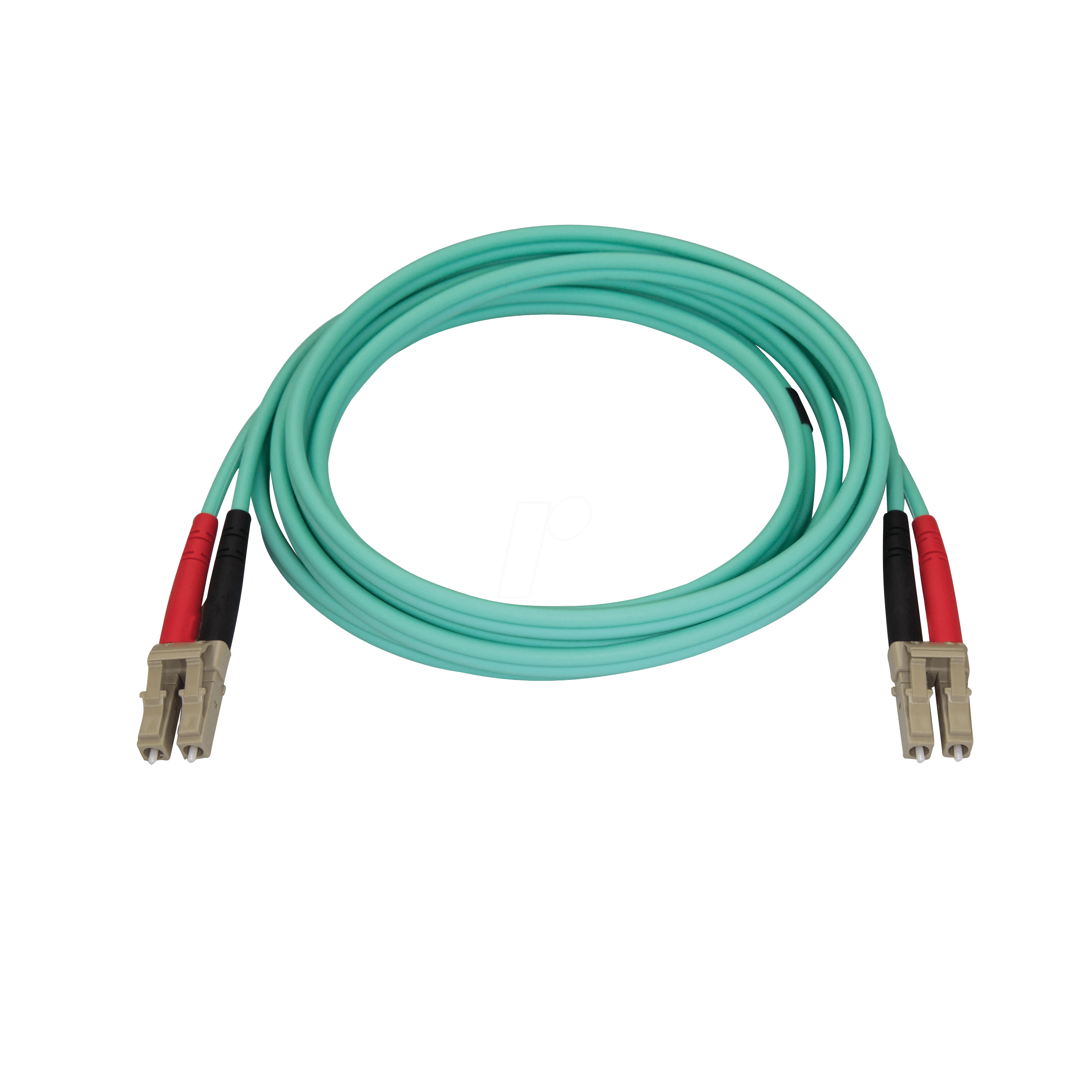 0065030870818 - StarTechcom Aqua OM4 Duplex Multimode Fiber - 2m   6 ft - 100 Gb - 50 125 - OM4 Fiber - LC to LC Fiber Patch Cable (450FBLCLC2) - Netzwerkkabel - 2 m - Aquamarin