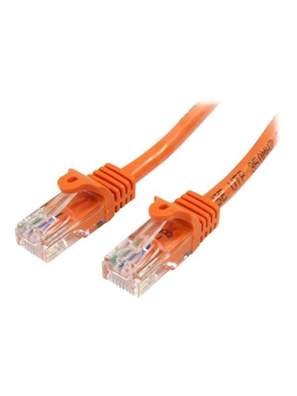 0065030870955 - StarTechcom CAT5e Cable - 10 m Orange Ethernet Cable - Snagless - CAT5e Patch Cord - CAT5e UTP Cable - RJ45 Network Cable - Patch-Kabel - 10 m - orange