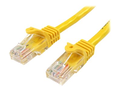 0065030870993 - StarTechcom 10m Cat5e Ethernet Netzwerkkabel Snagless mit RJ45 - Cat 5e UTP Kabel - Gelb - Patch-Kabel - 10 m - Gelb