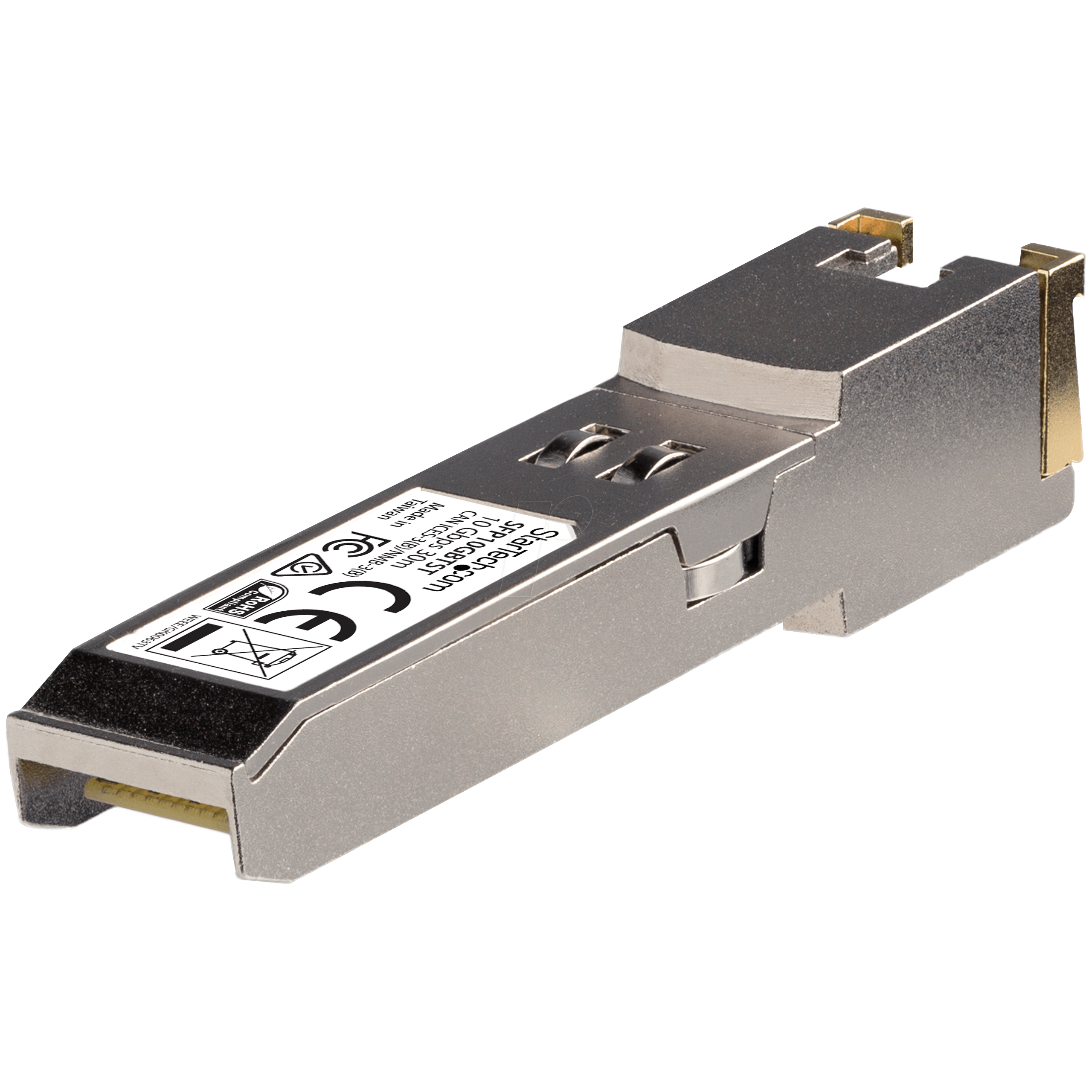 0065030873376 - StarTechcom MSA konformes 10 Gigabit Glasfaser SFP+ Transceiver Modul - 10GBASE-T 30m - SFP+-Transceiver-Modul - 10 GigE - 10GBase-X 10GBase-T - RJ-45