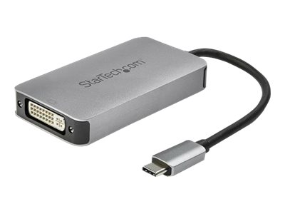 0065030873598 - StarTechcom USB 31 Type-C to Dual Link DVI-I Adapter - Digital Only - 2560 x 1600 - Active USB-C to DVI Video Adapter Converter (CDP2DVIDP) - Videoadapter - USB-C zu DVI-I - 152 cm