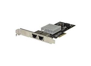 0065030874502 - StarTechcom Dual Port 10G PCIe Netzwerk Karte - Intel-X550AT 10GBASE-T & NBASE-T PCI Express Netzwerk karte 10 5 25 1GbE Multi Gigabit Ethernet 5 Geschwindigkeiten NIC LAN Karte (ST10GPEXNDPI) - Netzwerkadapter - PCIe 30 x4 - 10Gb Ethernet x 2