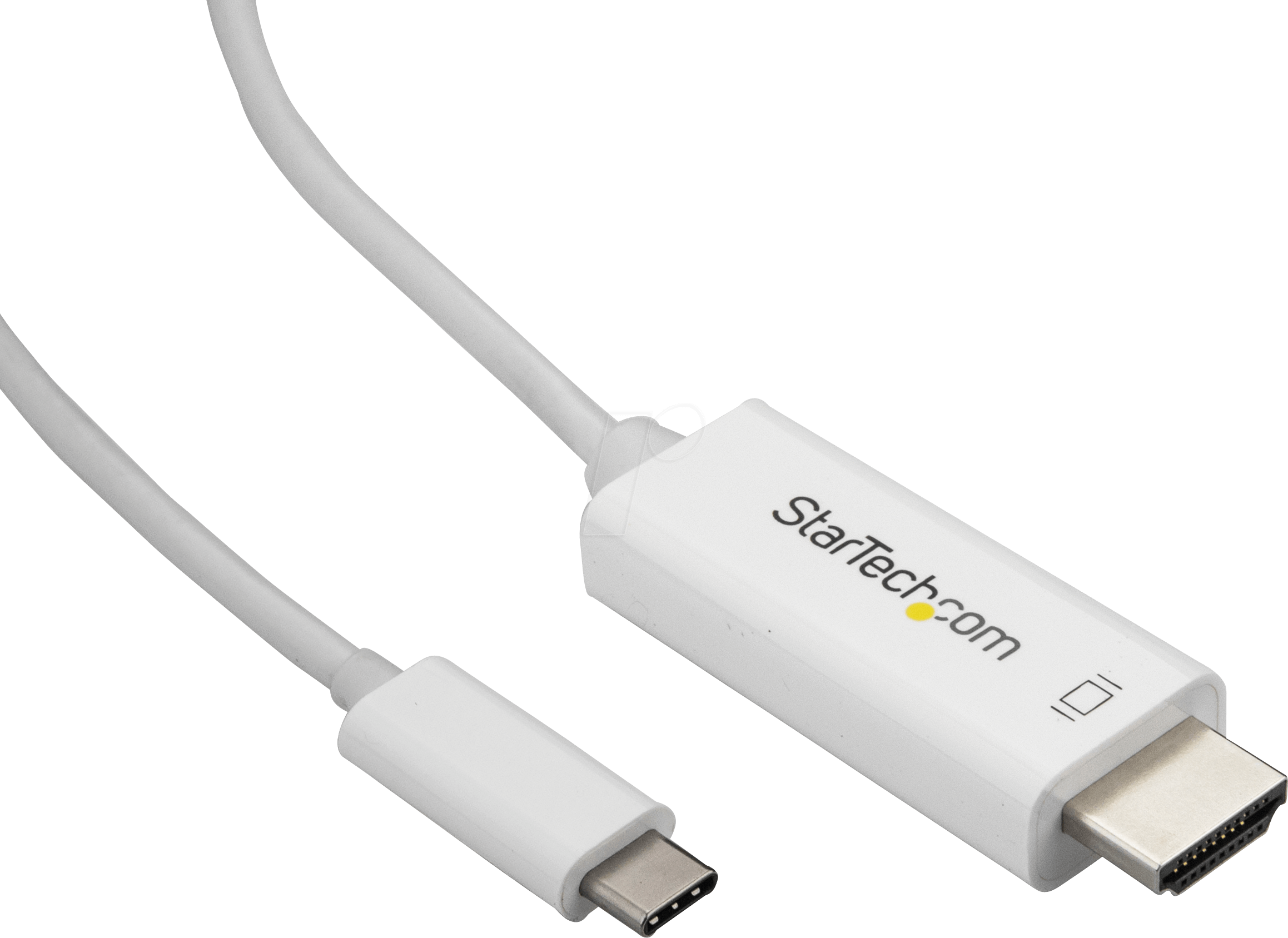 0065030875523 - StarTechcom 2m USB-C auf HDMI Kabel - Monitorkabel - 4K bei 60Hz - USB Typ C zu HDMI Kabel - Weiß - externer Videoadapter - VL100 - weiß