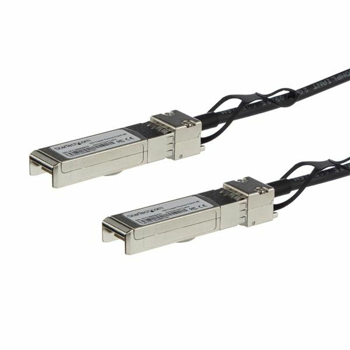 0065030875530 - StarTechcom SFPH10GBC05M 05m Cisco SFP-H10GB-CU50CM konform - SFP+ Direktverbindungskabel - 10Gb Twinax Kabel - Passives SFP+ Kabel - 10GBase Direktanschlusskabel - 50 cm - Schwarz