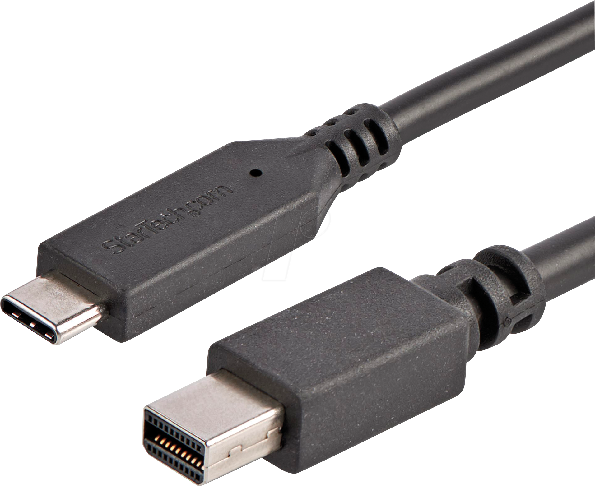 0065030878722 - StarTechcom 18m USB-C auf Mini DisplayPort Kabel - USB C zu mDP Kabel - 4K 60Hz - Schwarz - DisplayPort-Kabel - USB-C zu Mini DisplayPort - 18 m