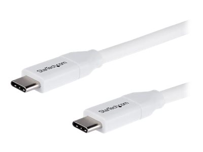 0065030879736 - StarTechcom USB-C auf USB-C Kabel mit 5A Power Delivery - St St - 2m - USB 20 - USB-IF zertifiziert - USB Typ C Kabel - USB Typ-C-Kabel - USB-C zu USB-C - 2 m