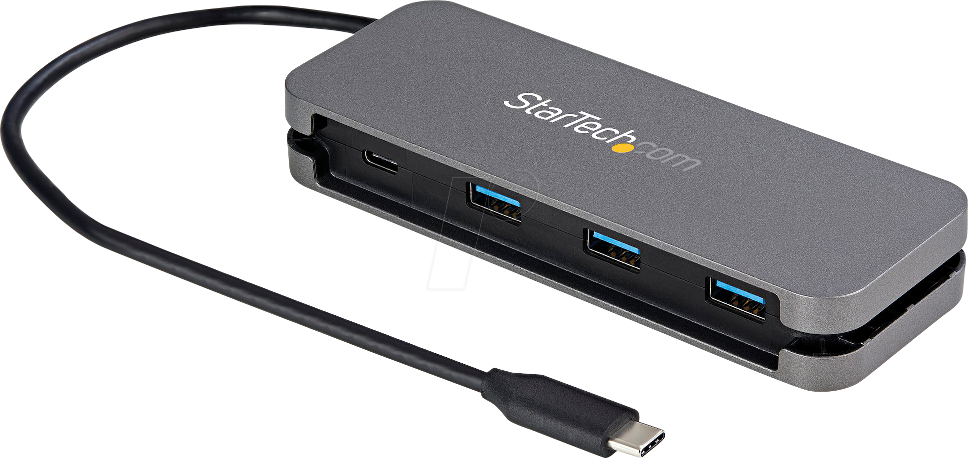 0065030883467 - StarTech com 4 Port USB-C-Hub Dockingstation + USB Hub Grau Schwarz