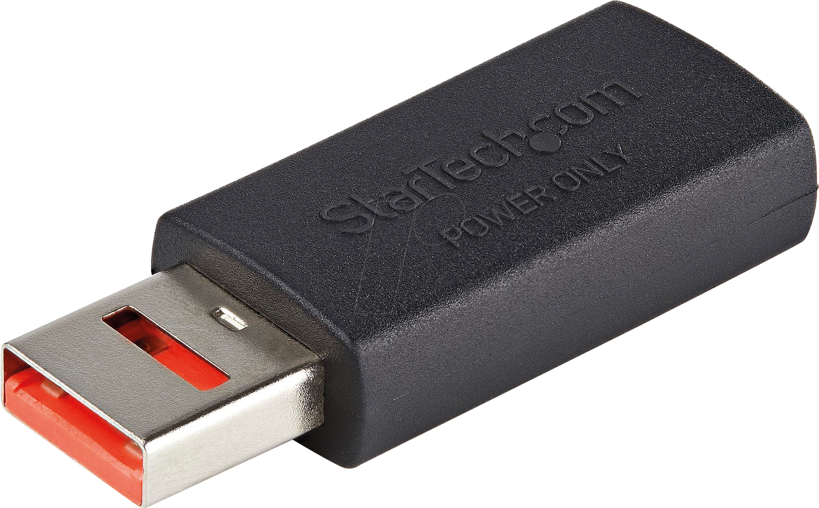 0065030883528 - StarTechcom USB-Datenblocker - Secure Charge USB-Schutz - keine Datenübertragung - Charge Power-Only-Adapter für Handy Tablet (USBSCHAAMF) - USB-Ladeadapter - USB (nur Strom) (W) zu USB (nur Strom) (M)