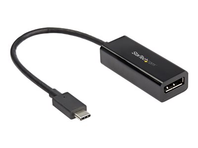 0065030883634 - StarTechcom USB C to DisplayPort Adapter 8K 5K 4K USB Type C to DP 14 Alt Mode Video Converter HBR3 DSC HDR 8K 60Hz Thunderbolt 3 Compatible DisplayPort 14 Monitor Display Adapter - 8K USB-C to DP Adapter (CDP2DP14B) - DisplayPort-Adapter -