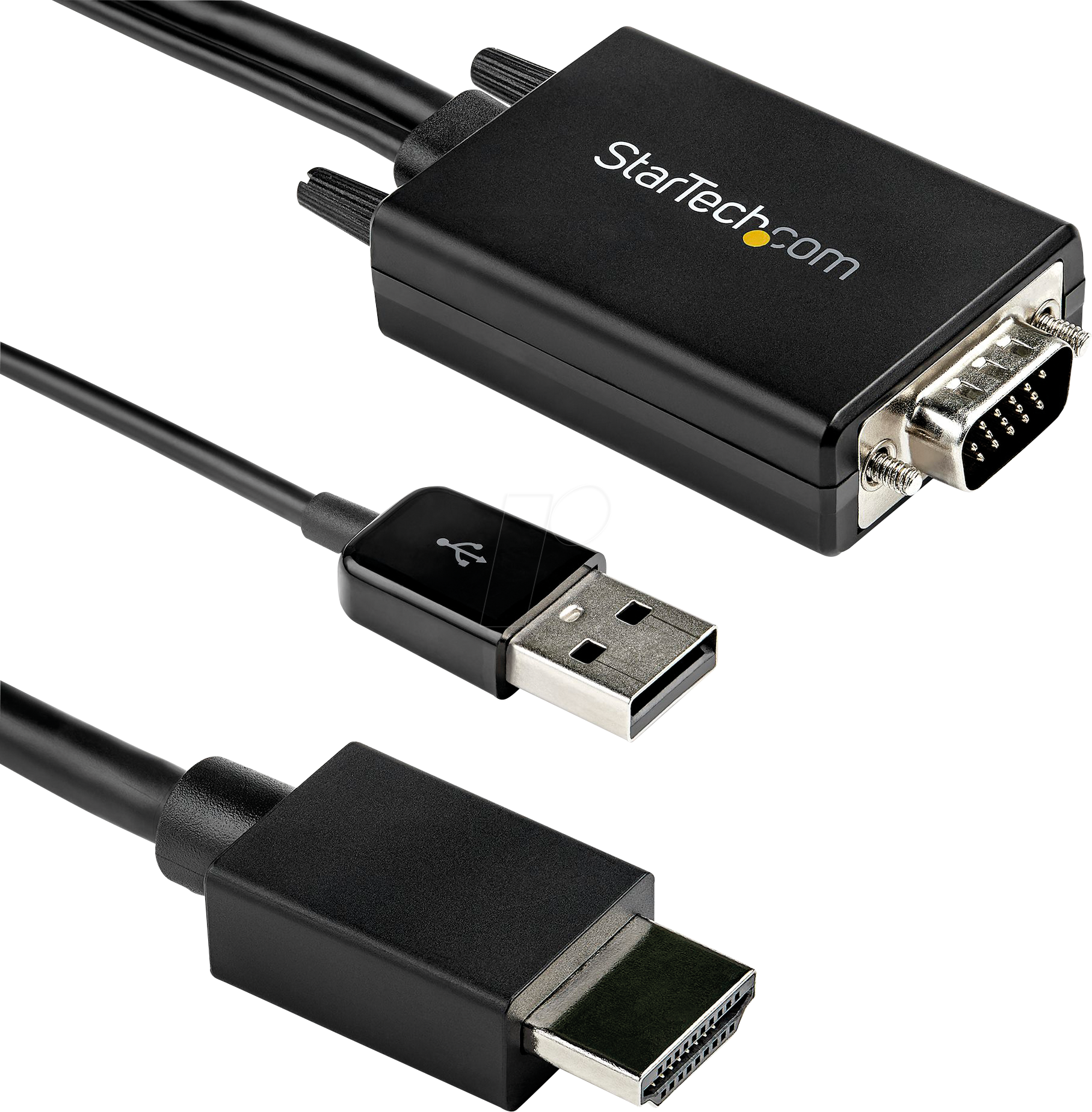 0065030885065 - StarTechcom 2m VGA to HDMI Converter Cable with USB Audio Support & Power Analog to Digital Video Adapter Cable to connect a VGA PC to HDMI Display 1080p Male to Male Monitor Cable - Supports Wide Displays (VGA2HDMM2M) - Adapterkabel - HDMI   V