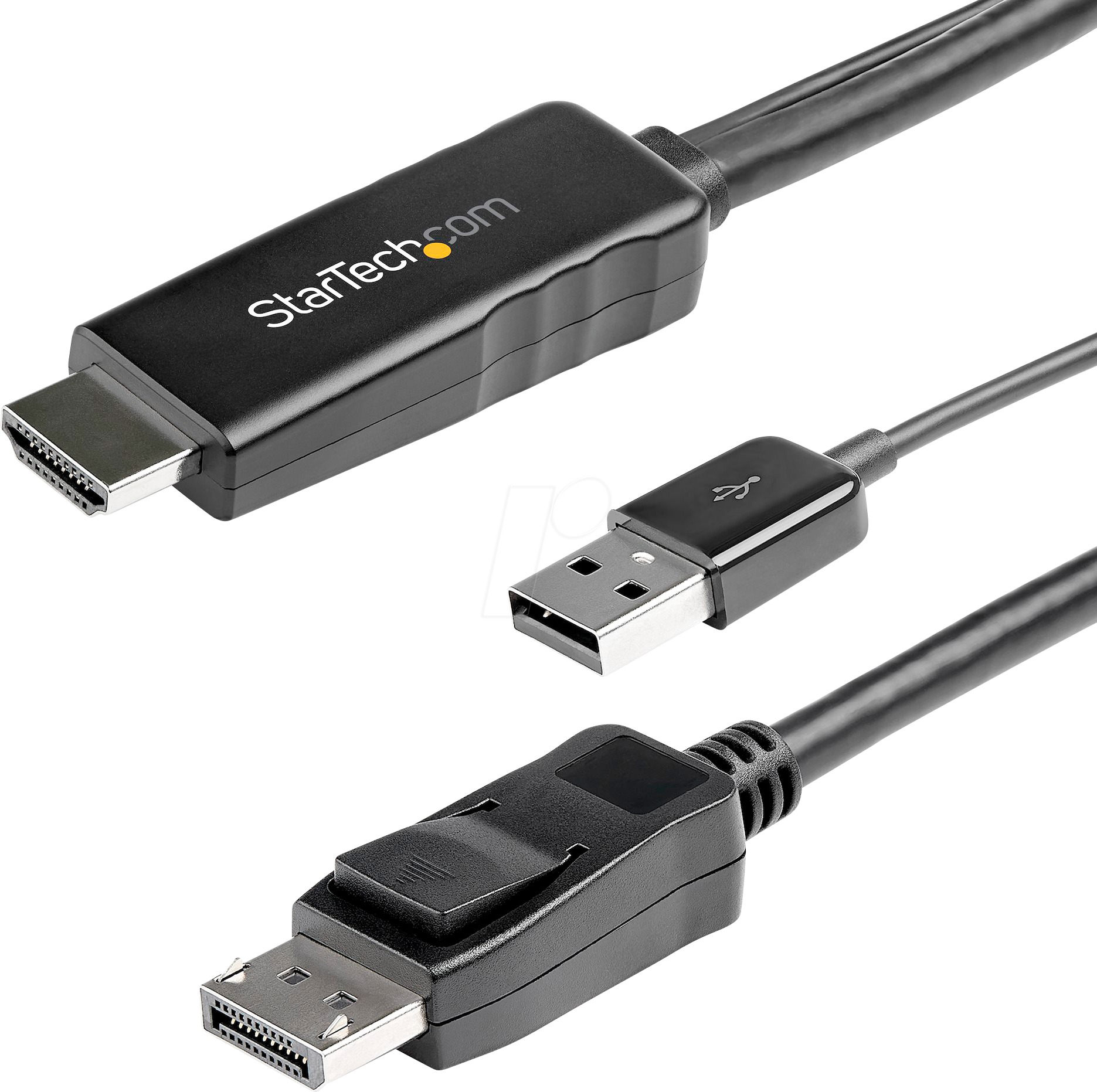 0065030885119 - StarTechcom HD2DPMM2M HDMI auf DisplayPort (2m aktiv 4k 30Hz Adapter Kabel Konverter HDMI 14 DP 12 mit USB Stromversorgung) - Videokabel - DisplayPort   HDMI - 2 m