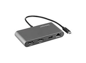 0065030888059 - StarTechcom Thunderbolt 3 Mini Dock - Tragbare TB3-Dockingstation mit dual Monitoren und DP 4K 60 Hz - GbE - Dockingstation - Thunderbolt 3 - 2 x DP