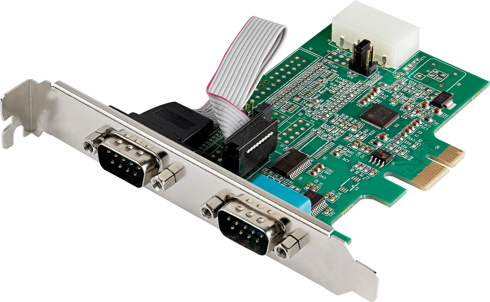 0065030888332 - StarTechcom 2 Port Serielle PCI Express RS232 Adapter Karte - Serielle PCIe RS232 Kontroller Karte - PCIe zu Dual Serielle DB9 - 16950 UART - Erweiterungskarte - Windows & Linux (PEX2S953) - Serieller Adapter - PCIe - RS-232 x 2