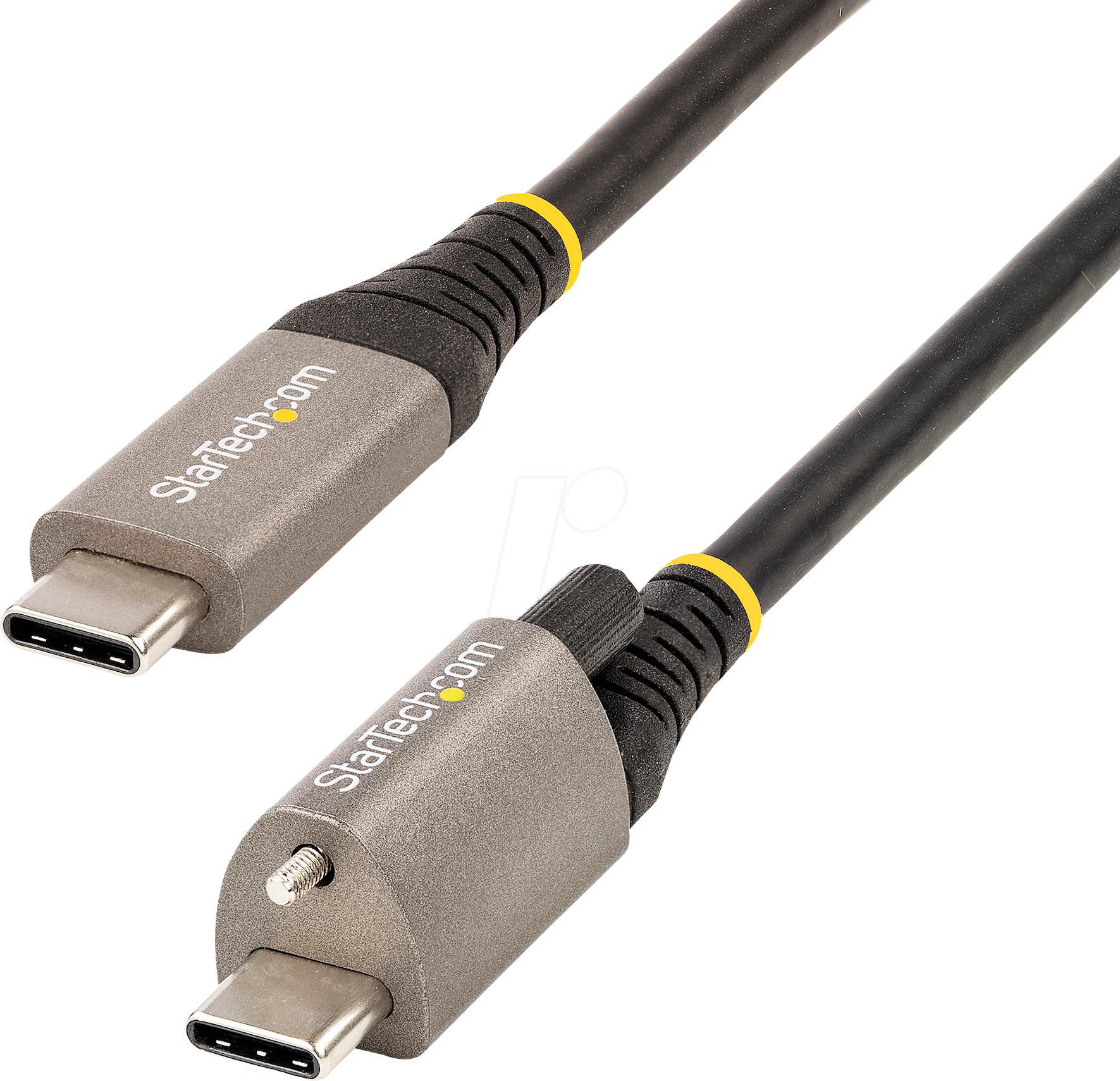 0065030891974 - StarTechcom 1m USB-C Kabel mit Oberseite Schraubensicherung 10Gbit s - USB 31 32 Gen 2 Typ-C Kabel - 100W (5A) Power Delivery DP-Alt-Modus USB-C-Kabel zum Laden Synchronisieren (USB31CCTLKV1M) - USB Typ-C-Kabel - USB-C zu USB-C - 1 m