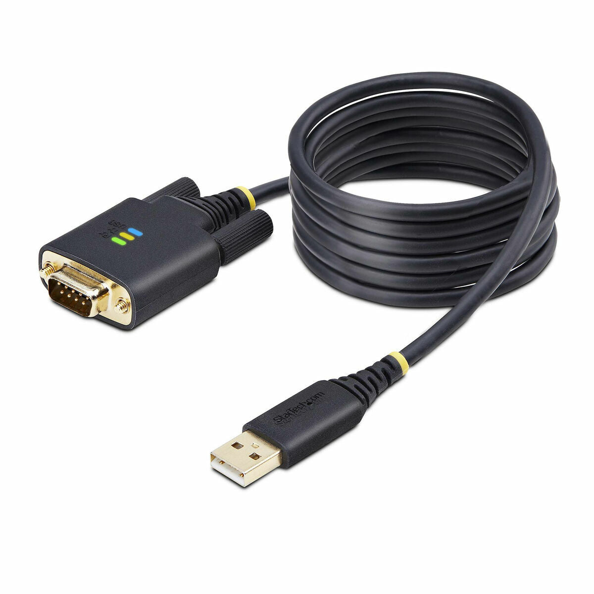 0065030898263 - 66ft (2m) USB to Serial Adapter Cable COM Retention RS232 - USB   serial cable - USB to DB-9 - 2 m