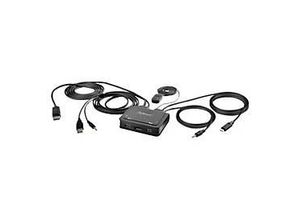 0065030899338 - StarTechcom 2-Port Hybrid USB-C DisplayPort Cable KVM Switch 4K 60Hz Compact KVM with 6ft 18m USB-A DisplayPort Audio & 4ft 12m USB-C Integrated Host Cables Bus Powered - Remote Push Button Hotkey Switching (C2-D46-UAC-CBL-KVM) - KVM- Audio- 0065030899338 - StarTechcom 2-Port Hybrid USB-C DisplayPort Cable KVM Switch 4K 60Hz Compact KVM with 6ft 18m USB-A DisplayPort Audio & 4ft 12m USB-C Integrated Host Cables Bus Powered - Remote Push Button Hotkey Switching (C2-D46-UAC-CBL-KVM) - KVM- Audio-