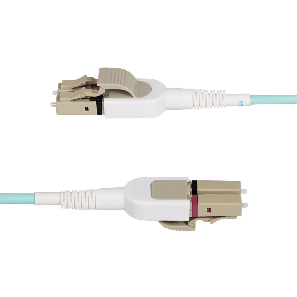 0065030900751 - 5m (15ft) LC to LC (UPC) OM4 Switchable Fiber Optic Cable 50 125µm 100G Networks Toolless Polarity Switching Low Insertion Loss - LSZH Fiber Patch Cord (450FBLCLC5SW) - patch cable - 5 m - aqua