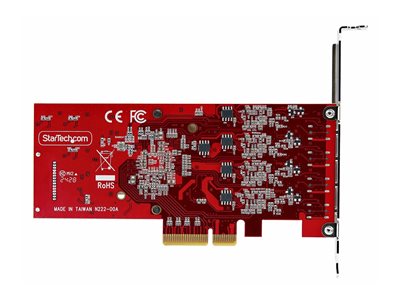 0065030911436 - 4-Port USB Type-C PCIe Card USB-C 10Gb 4x Controllers TAA - USB adapter - PCIe 30 x4 - USB-C 32 Gen 2 x 4 - TAA Compliant