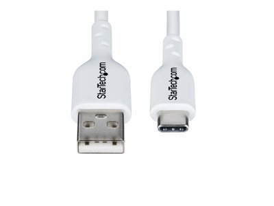0065030911856 - 2m (66ft) White USB-A to USB-C Charging Cable Cord M M - USB-C cable - USB to 24 pin USB-C - 2 m