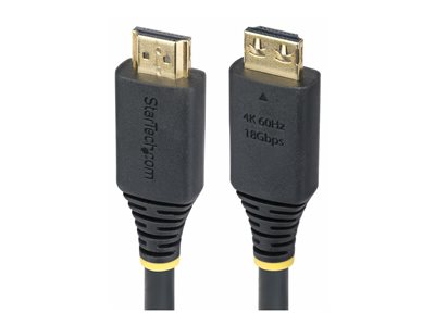 0065030916370 - 3ft High Speed HDMI Cable w Gripping Connectors 4K 60Hz - HDMI cable with Ethernet - 90 cm