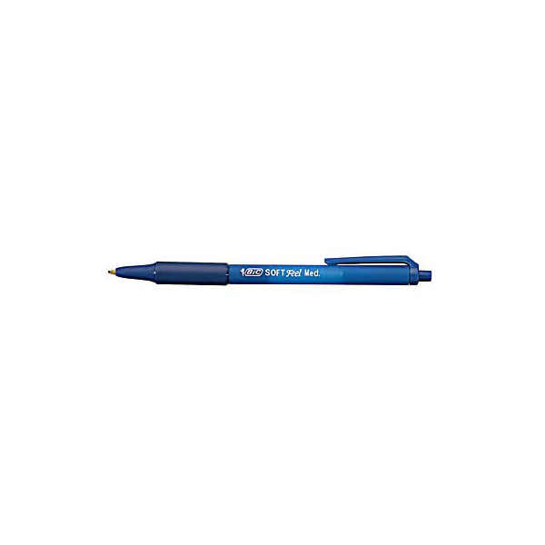 0070330914346 - Kugelschreiber Soft Feel Clic Grip blau Mine 04mm Schreibfarbe blau 0070330914346 BIC 12 Stück