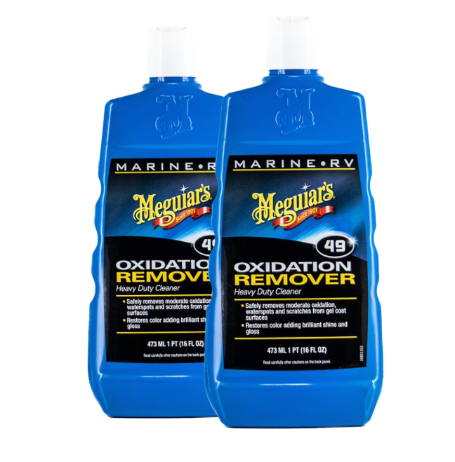 0070382016876 - 2x Meguiars Marine RV Heavy Duty Oxidationsentferner - 2x 473 ml - Weiß - 22x10x4 cm