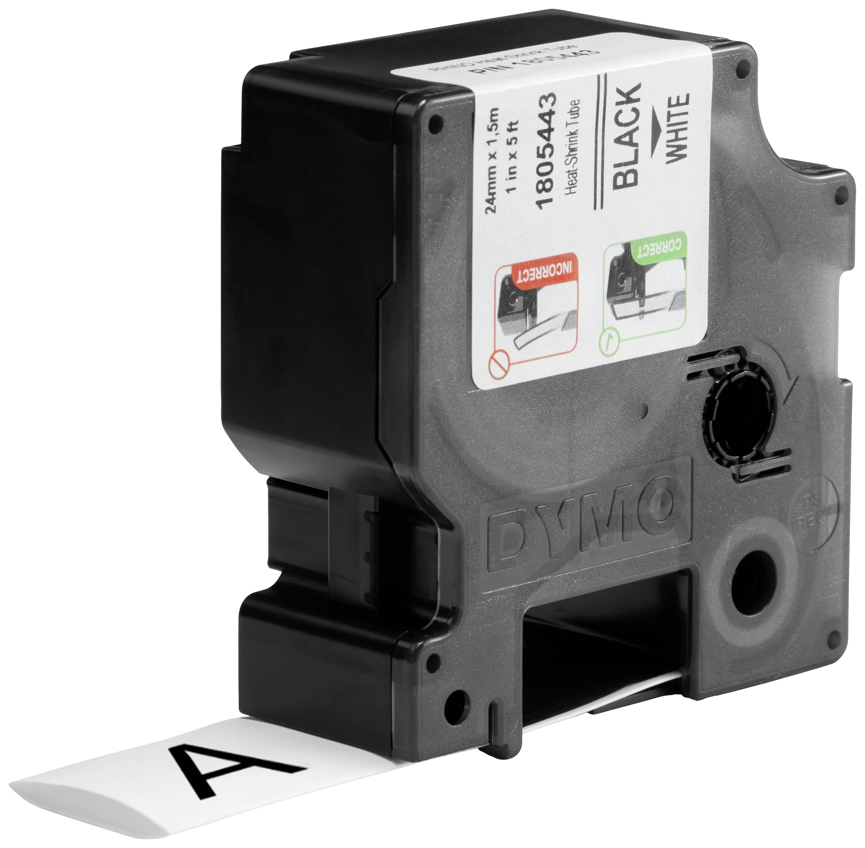 0071701059987 - DYMO® Original IND-Heißschrumpfschlauch für Rhino 6000+ Polyolefin - schwarz auf weiss 0071701059987 - DYMO® Original IND-Heißschrumpfschlauch für Rhino 6000+ Polyolefin - schwarz auf weiss