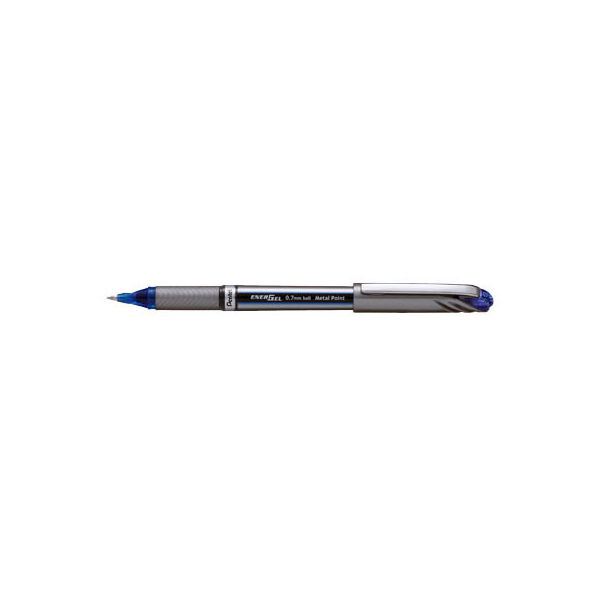 0072512235461 - Gelschreiber EnerGel Plus BL27-CX grau blau 035mm 0072512235461 Pentel