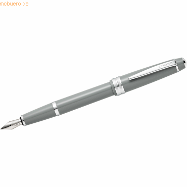 0073228138251 - Füllfederhalter Bailey Light Grau-LackChromKunststoffXF-Feder 0073228138251 Cross