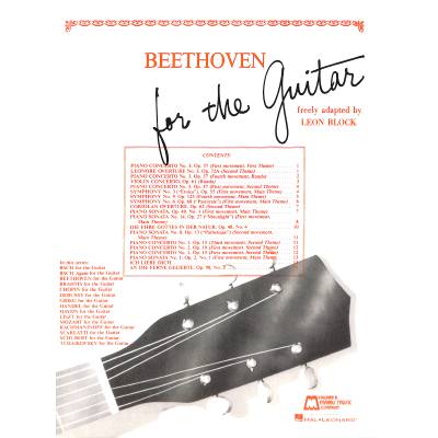 0073999063325 - Beethoven for the guitar