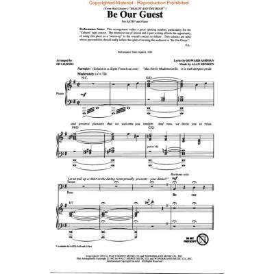 0073999096514 - Be our guest (aus Beauty and the beast)